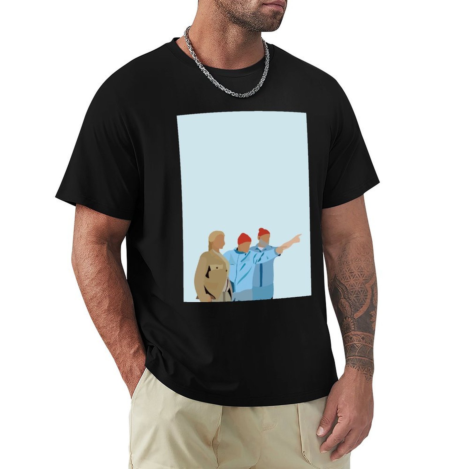 Aquatic Sports Activities - Camiseta Deportiva Minimal The Life Aquatic